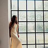 LEANIE robe longue satinée jaune LEANIE robe longue satinée jaune