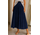 Jupe longue plissée bleu marine femme VERINO
