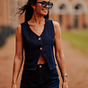 Gilet en jean sans manches THEONIE Gilet en jean sans manches THEONIE