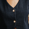 Gilet en jean sans manches THEONIE Gilet en jean sans manches THEONIE