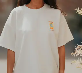 T-shirt blanc SARDINES