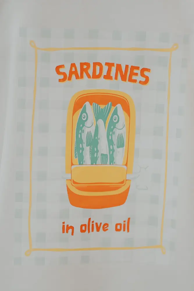 T-shirt blanc SARDINES