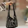Sac clouté noir ELODIE Sac clouté noir ELODIE