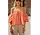 Blouse à rayures rouge et rose COBALTE