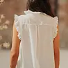 Chemise manches courte blanc RIVIERA