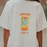 T-shirt blanc SARDINES