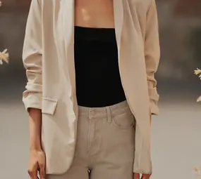 Blazer beige EMILIE