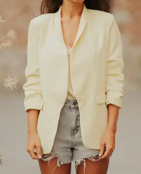 Blazer jaune EMILIE
