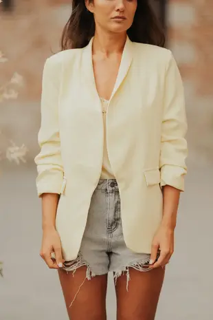 Blazer jaune EMILIE