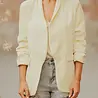 Blazer jaune EMILIE