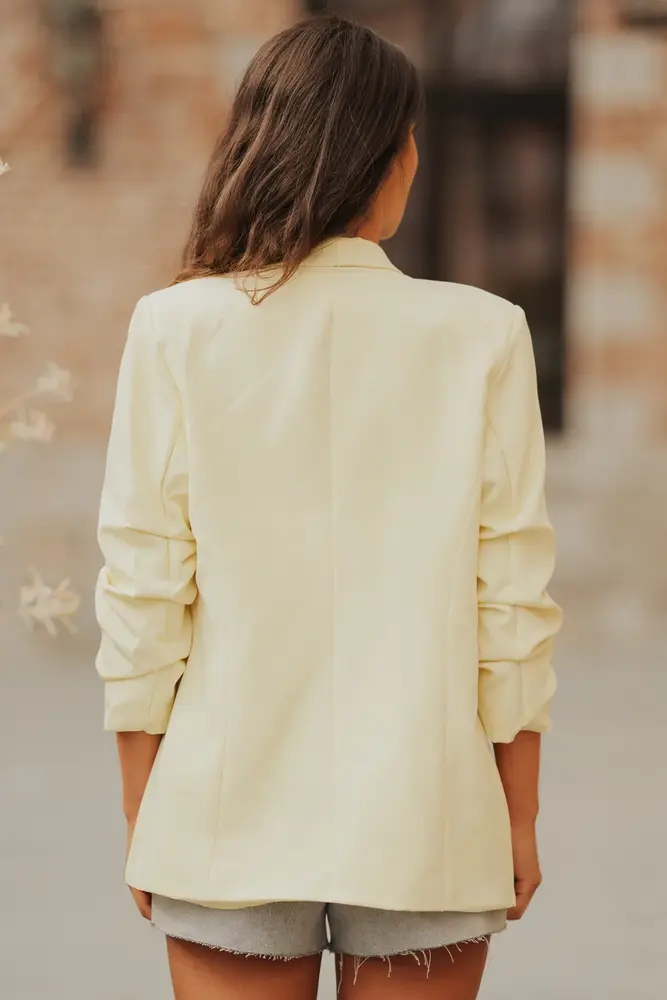 Blazer jaune EMILIE