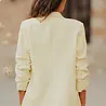 Blazer jaune EMILIE