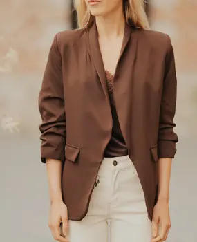 Blazer brun foncé EMILIE
