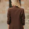 Blazer brun foncé EMILIE