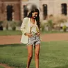 Blazer jaune EMILIE