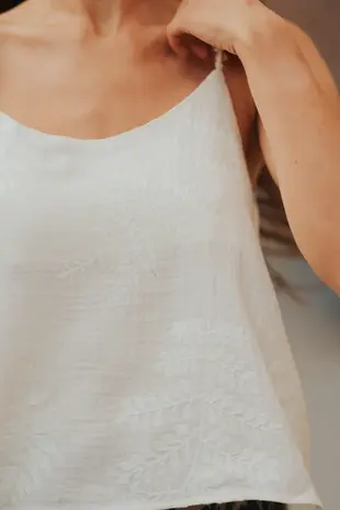 Top débardeur beige DUNE