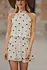Robe à pois beige CORAL
