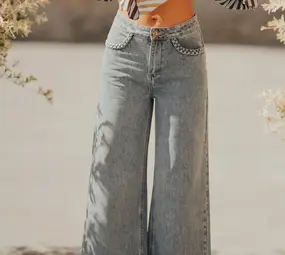 Jean bleu vintage LYDIE