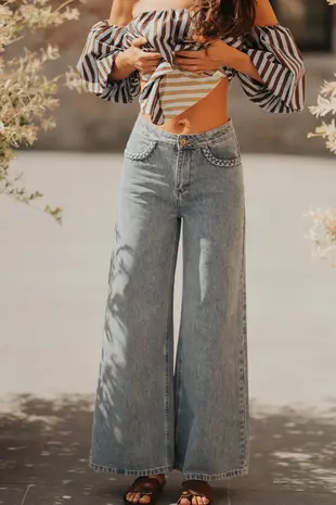 Jean bleu vintage LYDIE Jean bleu vintage LYDIE
