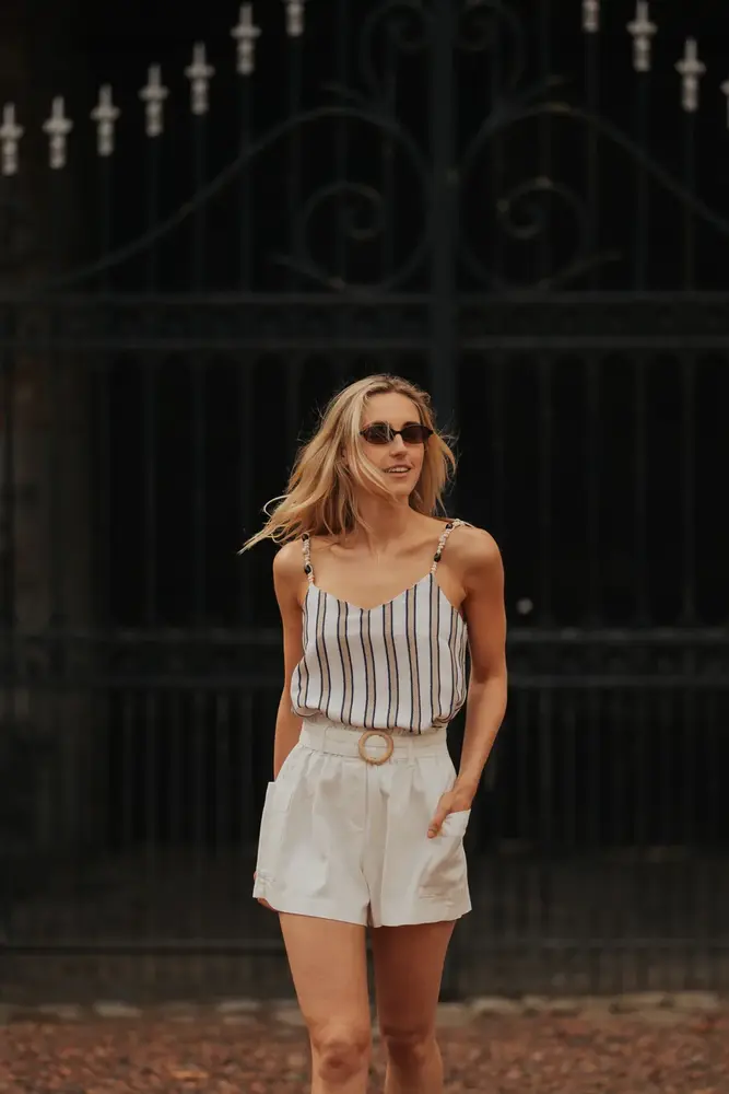 Short blanc SOLINE