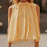 Blouse jaune à pois DUNE