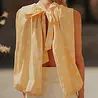 Blouse jaune à pois DUNE