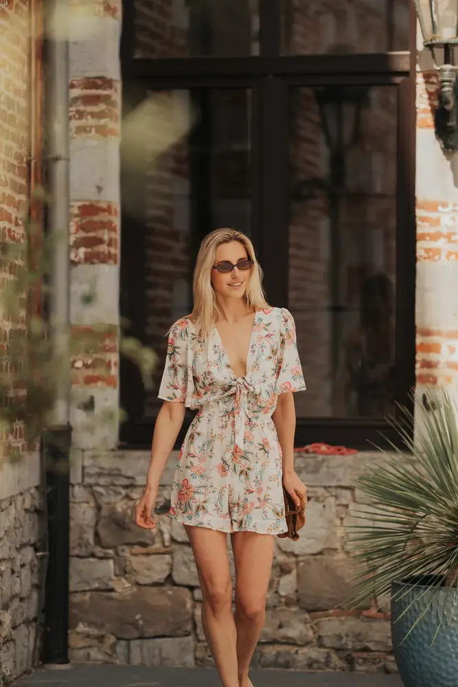 Combishort fleuri IBIZA Combishort fleuri IBIZA