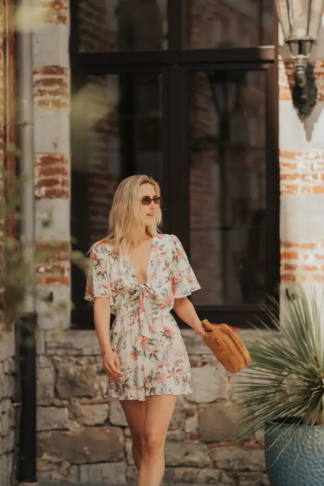 Combishort fleuri IBIZA Combishort fleuri IBIZA