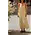 Longue robe jaune MANGO