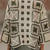 Gilet en crochet vert SOREN