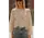 Blouse en crochet beige AZIEL