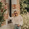 Blouse en crochet beige AZIEL