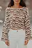 Blouse en crochet choco SOLEN