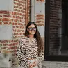 Blouse en crochet choco SOLEN Blouse en crochet choco SOLEN