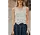 Blouse en crochet blanc NOELINE
