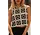 Blouse en crochet noir ELINA