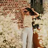 Blouse en crochet jaune NAIA