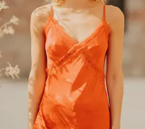 Top débardeur rouge SIDONIE