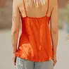 Top débardeur rouge SIDONIE
