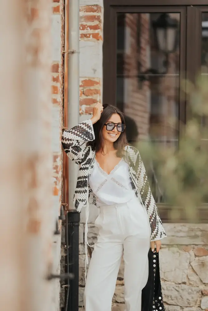 Top débardeur blanc SIDONIE Top débardeur blanc SIDONIE