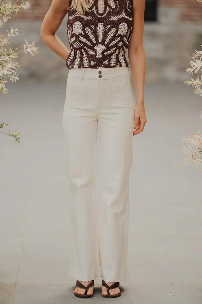 Jean beige ELENA