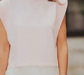 T-shirt rose FLORA