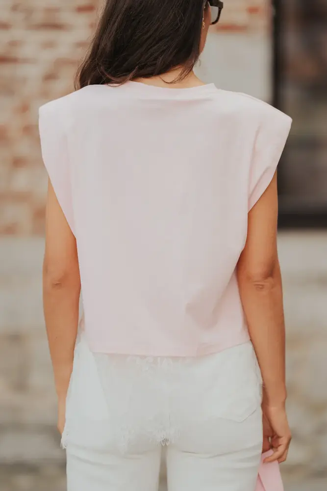 T-shirt rose FLORA