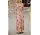 Longue robe rose ORIANE