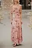Longue robe rose ORIANE Longue robe rose ORIANE