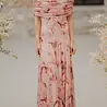Longue robe rose ORIANE