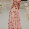 Longue robe rose ORIANE