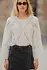 Blouse à perles blanc NOVA