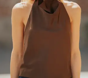 Top marron KAELYS
