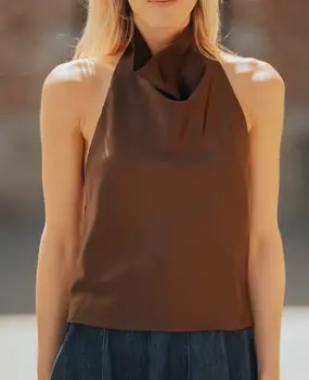 Top marron KAELYS